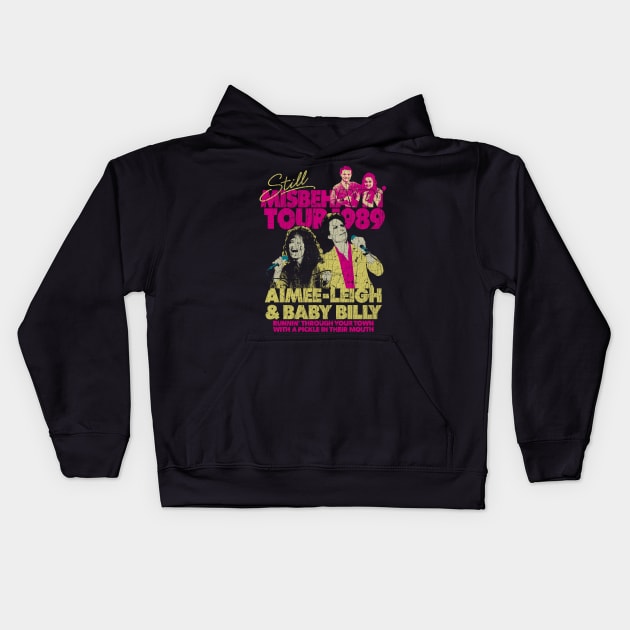 VINTAGE - Still Misbehavin' Tour 1989 Kids Hoodie by zackninja99